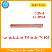 10N25 3.2mm TIG torch tungsten clamping collets